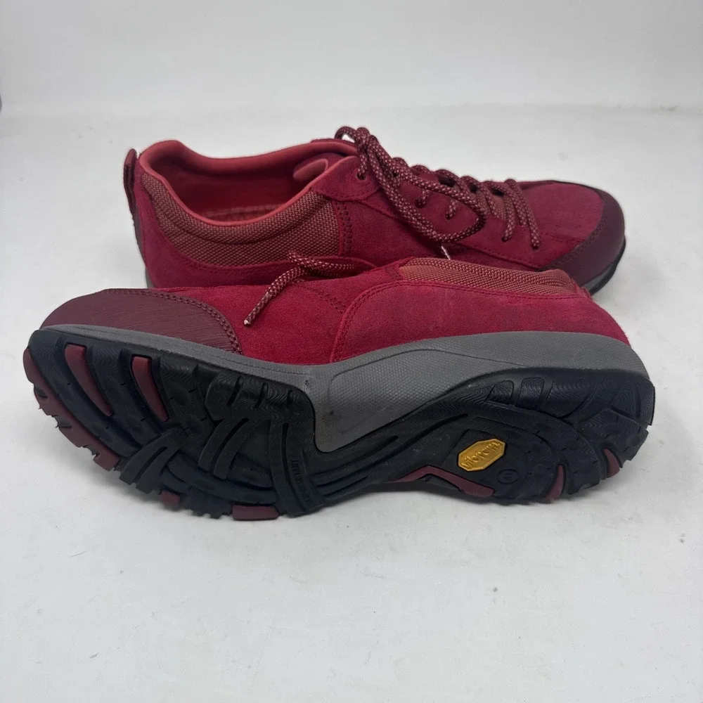 Dansko Womens Paisley Trail Walking Shoes Waterproof Red Leather Sz 11 EU 41.